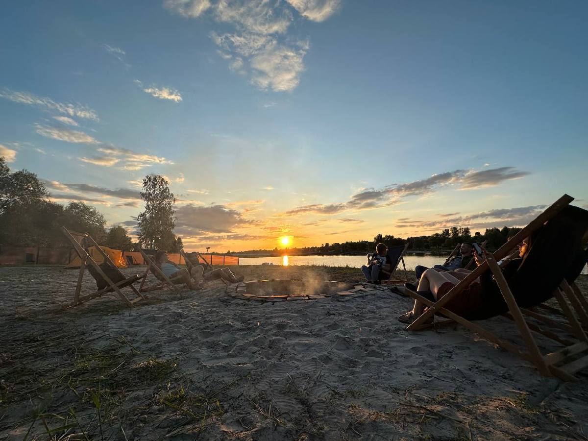 CAMPING AT THE LAKE WAKE RESORT